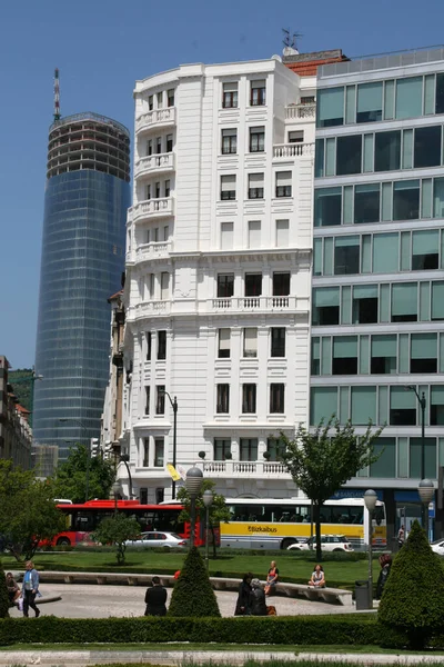 Vista Urbana Sobre Cidade Bilbau — Fotografia de Stock