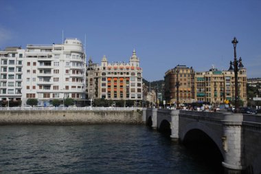 San Sebastian, İspanya şehir merkezi.