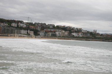 San Sebastian, İspanya şehir merkezi.