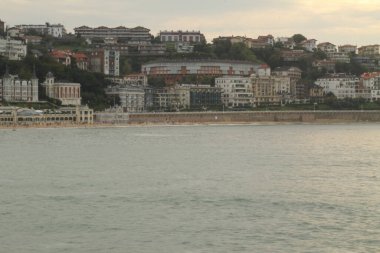 San Sebastian, İspanya şehir merkezi.