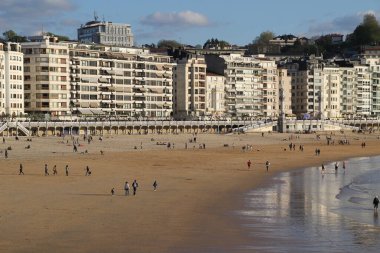 San Sebastian, İspanya şehir merkezi.