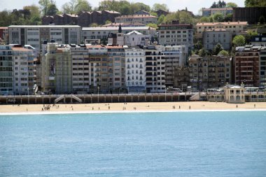 San Sebastian, İspanya şehir merkezi.