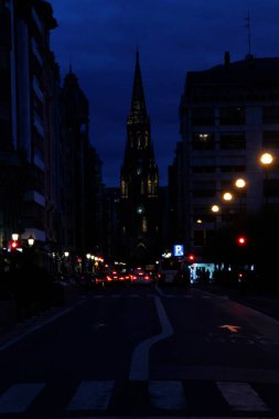 San Sebastian, İspanya şehir merkezi.