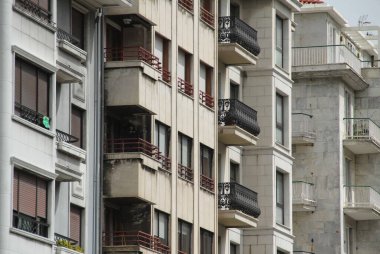 San Sebastian, İspanya şehir merkezi.
