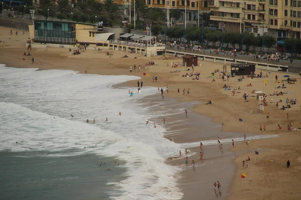 Centro San Sebastián España — Foto de Stock