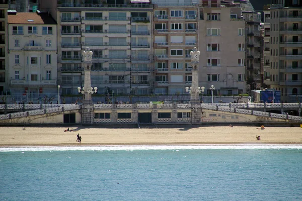 Centrum Van San Sebastian Spanje — Stockfoto