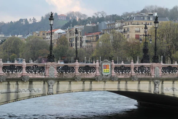 Centrum San Sebastian Hiszpania — Zdjęcie stockowe