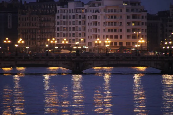 Centrum San Sebastian Hiszpania — Zdjęcie stockowe