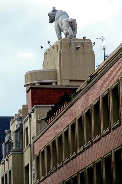 Gebäude Einem Viertel Von Bilbao — Stockfoto