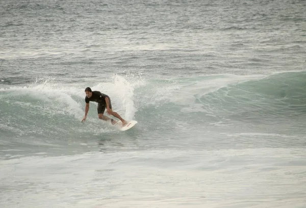 Surfing Vinterdag — Stockfoto