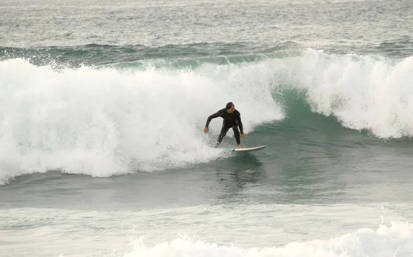 Surf Orilla Del País Vasco —  Fotos de Stock