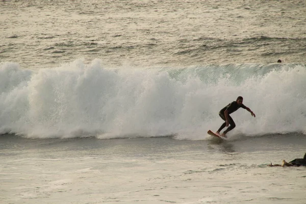Bask Ülkesinde Sörf Yapmak — Stok fotoğraf