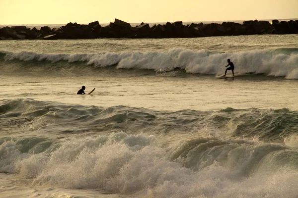 Surfen Der Küste Des Baskenlandes — Stockfoto