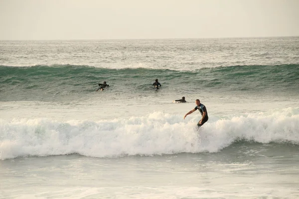 Surf Sulle Rive Dei Paesi Baschi — Foto Stock