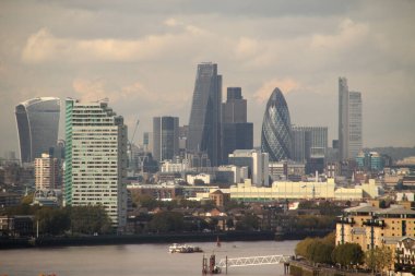 Londra şehir merkezi manzarası