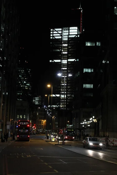 Urban View London Night — Stock Photo, Image