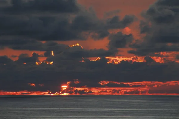 Blick Auf Die Küste Nordspaniens Abend — Stockfoto