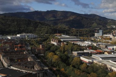 Bilbao şehrinin şehir manzarası