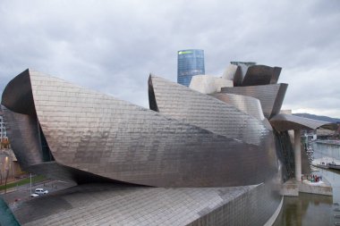 Bilbao şehrinin şehir manzarası