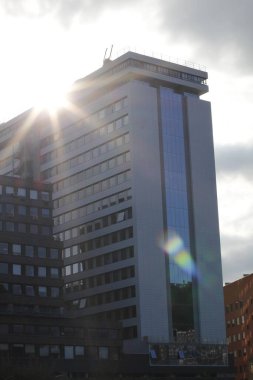 Bilbao şehrinin şehir manzarası