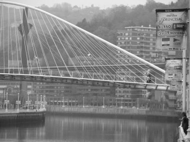 Bilbao şehrinin şehir manzarası