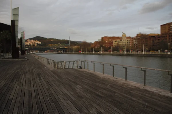 Bilbao Şehrinin Şehir Manzarası — Stok fotoğraf