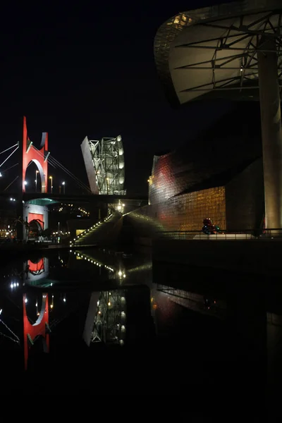 Vista Urbana Ciudad Bilbao — Foto de Stock