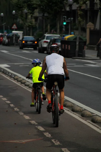 Radfahren Einer Städtischen Umgebung — Stockfoto