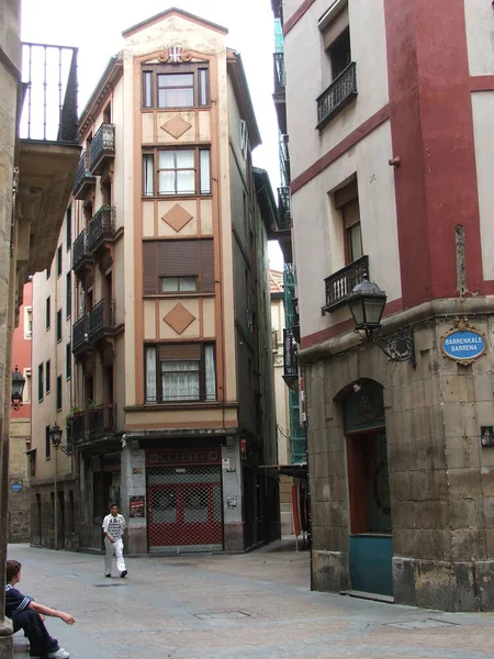 Edificio Barrio Bilbao — Foto de Stock