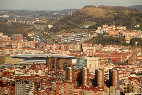 Gebäude Einem Viertel Von Bilbao — Stockfoto