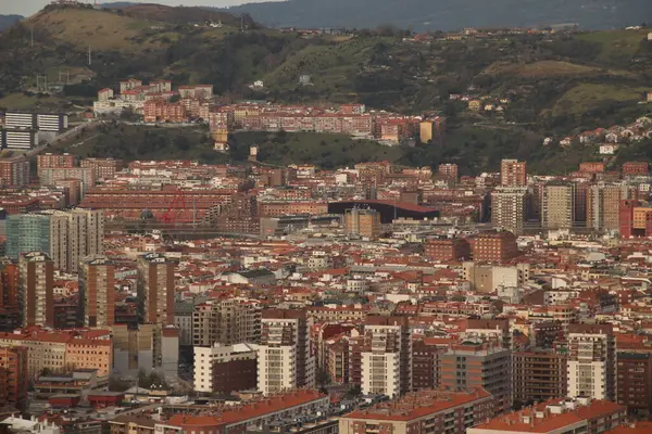 Gebäude Einem Viertel Von Bilbao — Stockfoto