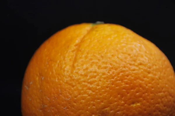 Isolated orange in black background
