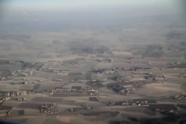 Luftaufnahme Aus Dem Flugzeug — Stockfoto