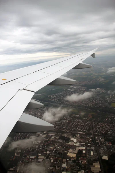 Vista Aérea Desde Avión —  Fotos de Stock