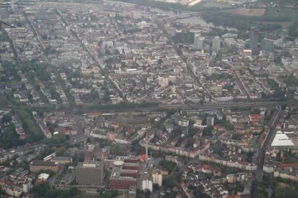 Luftaufnahme Aus Dem Flugzeug — Stockfoto