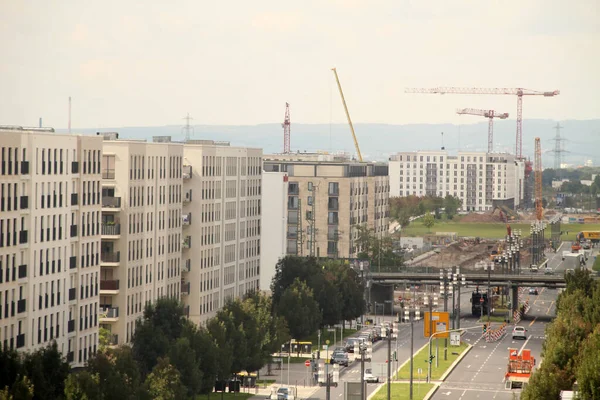 Bauen Frankfurt Main — Stockfoto