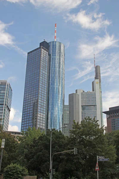 Bauen Frankfurt Main — Stockfoto