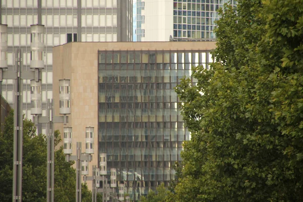 Budova Frankfurtu Nad Mohanem — Stock fotografie