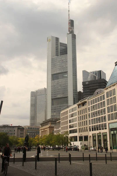 Building Downtown Frankfurt — Stock Photo, Image