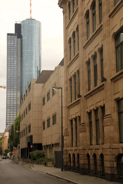 Edifício Centro Frankfurt — Fotografia de Stock