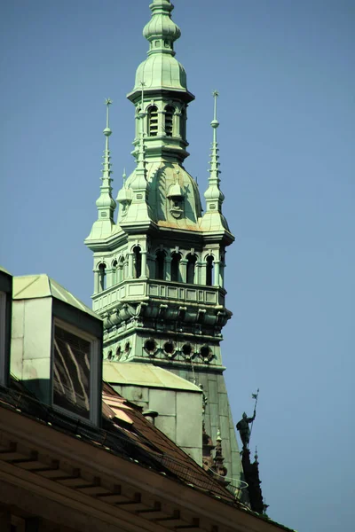 Byggnad Centrum Hamburg — Stockfoto