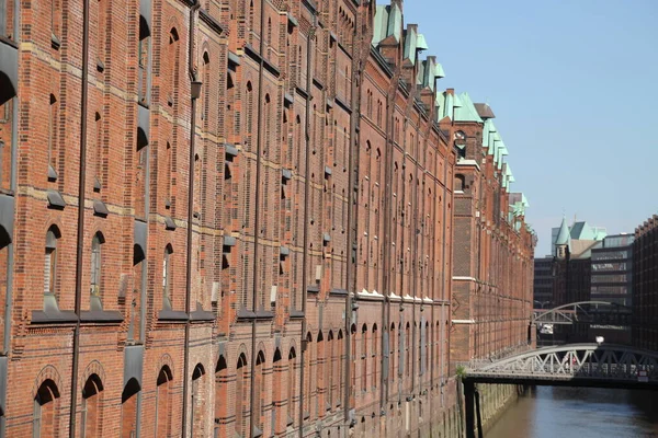 Building Downtown Hamburg — Stock Photo, Image