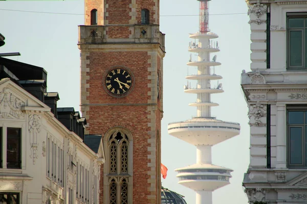 Budova Centru Hamburku — Stock fotografie