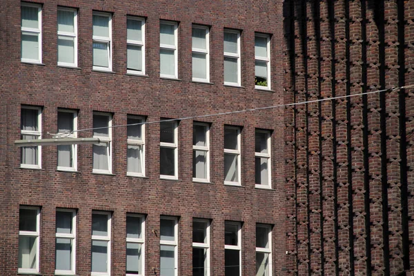 Byggnad Centrum Hamburg — Stockfoto