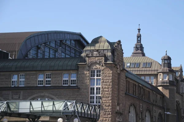 Byggnad Centrum Hamburg — Stockfoto