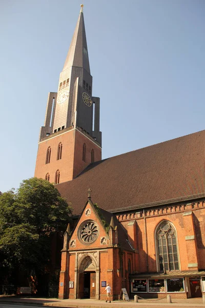 Byggnad Centrum Hamburg — Stockfoto