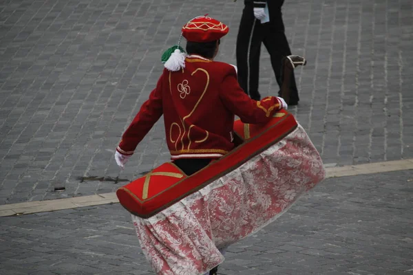 Traditional Basque Dance Folk Festival — Stock Photo, Image