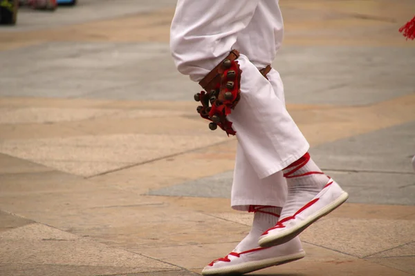 Traditional Basque Dance Folk Festival — Stock Photo, Image