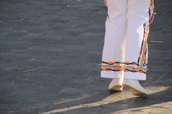 Traditional Basque Dance Folk Festival — Stock Photo, Image