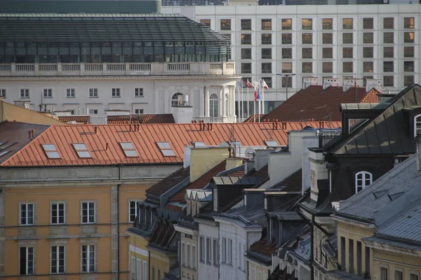 Urbanistyka Centrum Warszawy — Zdjęcie stockowe